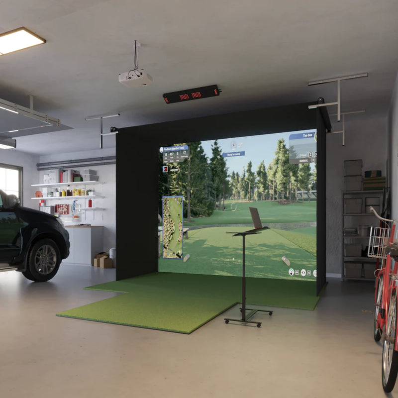 Uneekor EYE XO2 Retractable : with impact screen, projector setup
