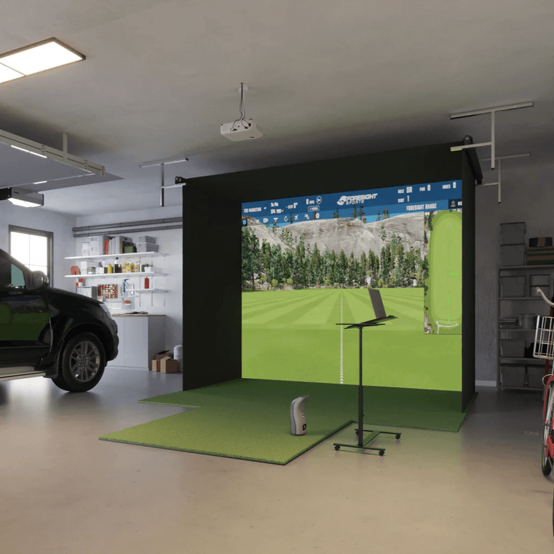 Foresight GC3 Retractable : with impact screen, projector setup