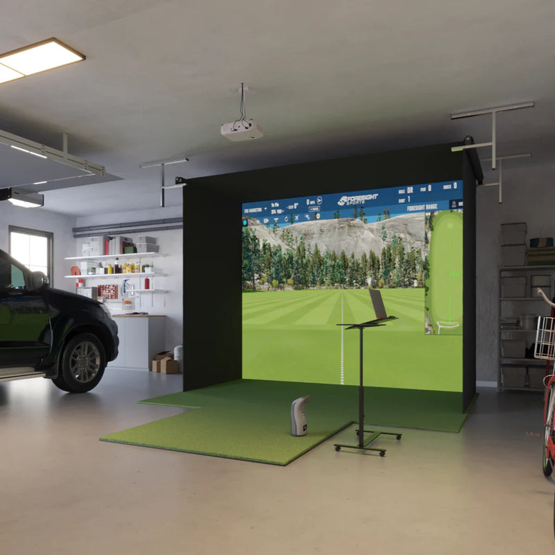 Bushnell LPi Retractable : with impact screen, projector setup