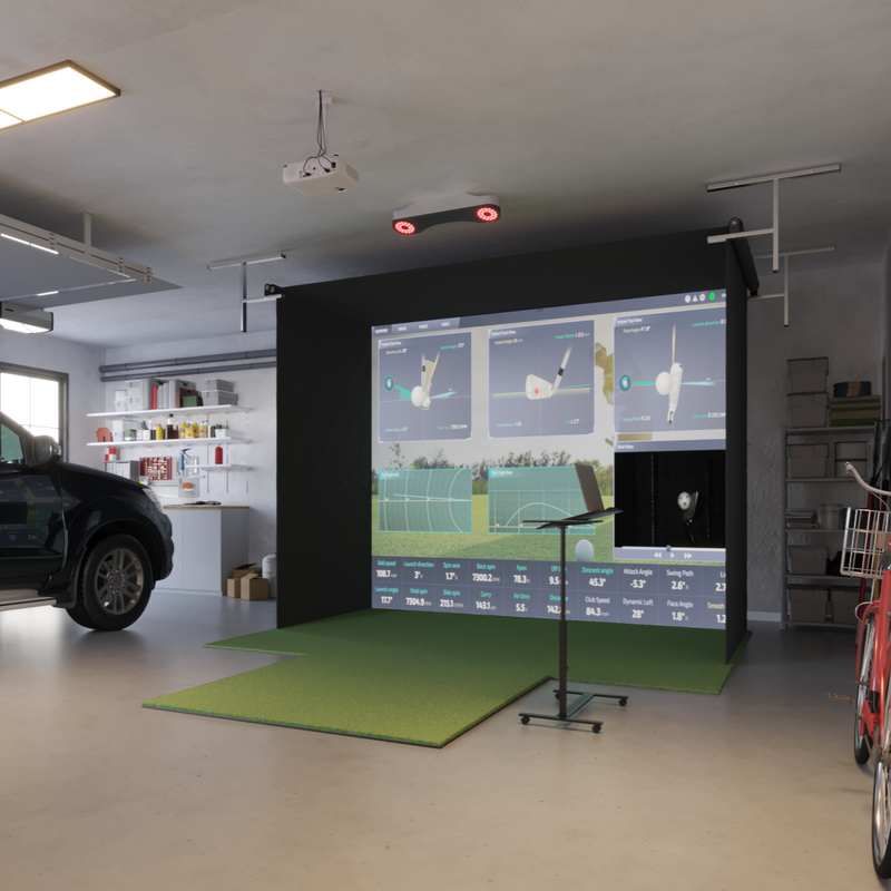ProTee VX Retractable : with impact screen, projector setup