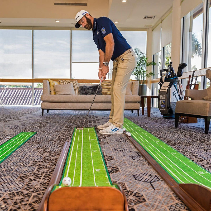 Perfect Practice  - V5 : in use for putting, with hitting mat
