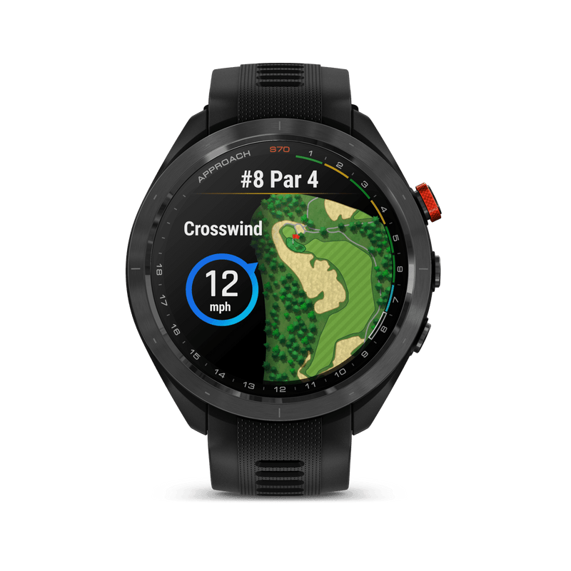 Garmin Approach S70 - 47mm Black : software interface
